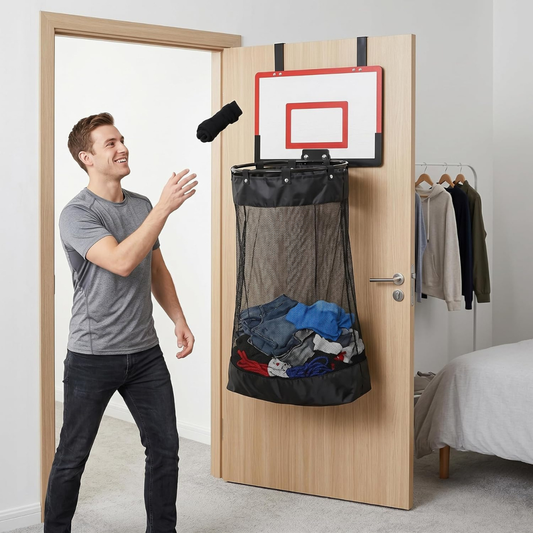 Canasta de basketball para ropa sucia