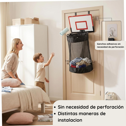 Canasta de basketball para ropa sucia